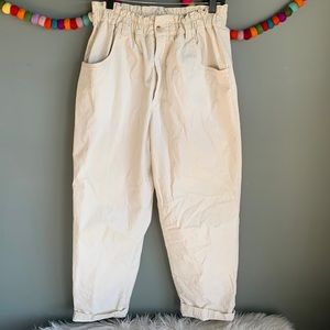 VTG 80s Calvin Klein Sport paper bag waist pant